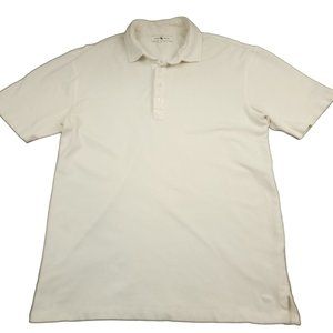 Onward Reserve Mens M Shirt Performance Polo White Stretch‎ Golf
